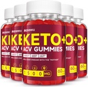 Keto ACV Gumies - 1500mg Apple Cider kis z mamo - Vegan, Non-GMO,Organic Apple Cider kis za ženske moške, Detox & Cleanse, 5 Pack