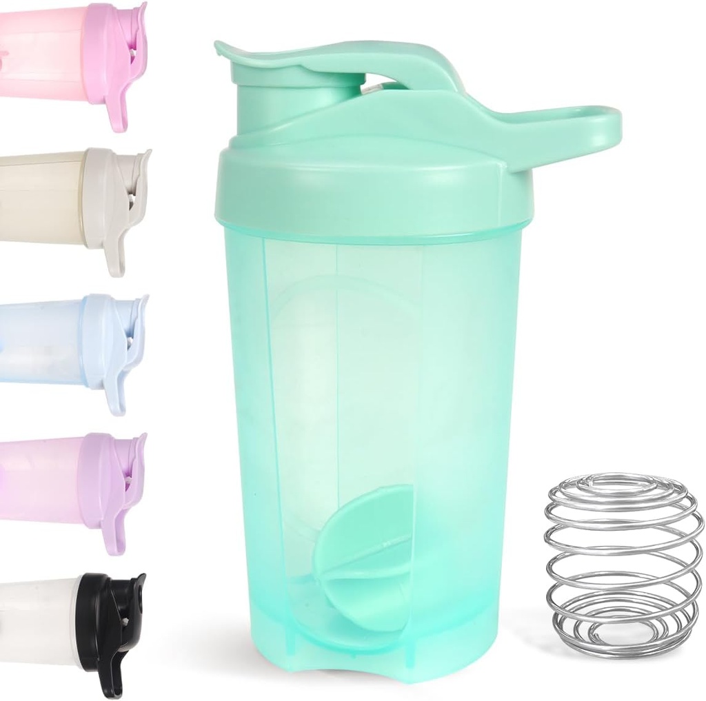 D.Y.A 16oz Shaker steklenica, Puh dokaz šport Shaker za stresalnik beljakovin, Pred vadbo & potovanja, BPA brezplačno, zelena, 16oz/500ml