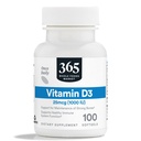365 po celotnem trgu živil, vitamin D3 Softgels, 1000 i.e., 100 CT
