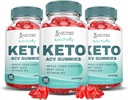 (3 paket) Keto Čistost Keto ACV Gumies Napredna Formula 1000MG Keto Puritri Keto Gumies Apple Cider Vinegar Oblikovan z Granit Beet Juice v prahu B12 Vegan Non GSO 180 Gummys
