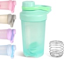 D.Y.A 16oz Shaker steklenica, Leak Proof Sports Shaker pokali za pretresljive proteine,Shaker steklenica za pred vadbo in potovanje, BPA brezplačno in enostavno čisto beljakovin Shaker steklenica, zelena