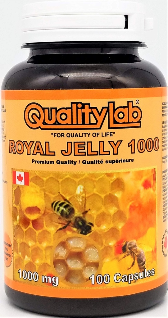 Royal Jelly 1000 mg 100 kapsul mehkega gela (Made in Canada)