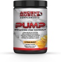 Pump Pre Workout dodatek s Citrulin Malate, Beta Alanine, Alpha GPC - Izboljša črpalka dodatek izboljšuje energijo, fokus in absorpcija - Citrus Burst Protein Powder
