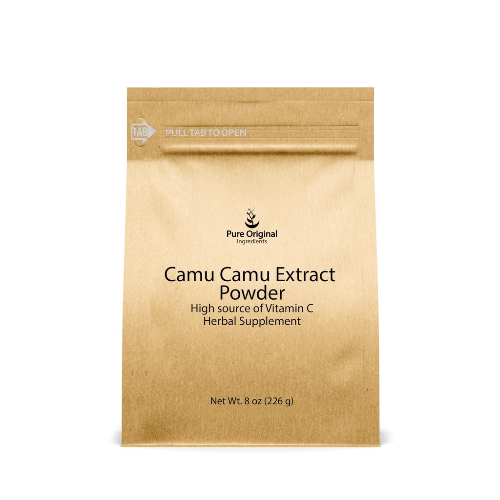 PURE ORIGINAL INGREDIENTS Camu Camu Powder, Source of Vitamin C, Brazilian Superfood (8 Ounce)
