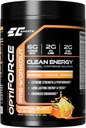 EC šport OptiForce pred treningom Tropical Blast Supplement v prahu - Čista energija in naravna kofein w/Dolgotrajna vzdržljivost in fokus - 30 Servisi