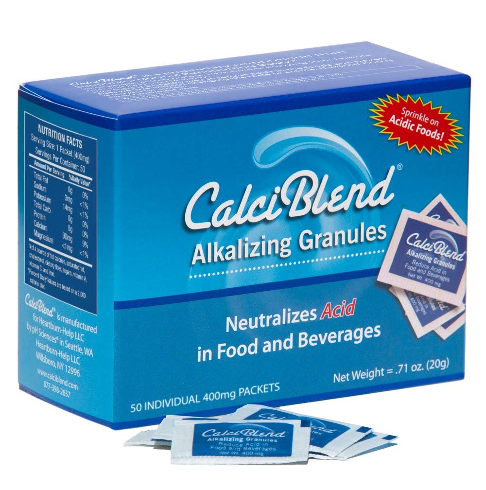 Alkaliziranje Granule 50 Pack Box - Hrana & Beverage Acid Reducer - spodbuja Prebavne in urinarne Tract zdravje, Obnavlja elektrolite, Aids pH ravnovesje - vse naravno, sladkor & Calorie brezplačno