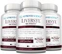 Odobrena znanost Liversyl - Podpora Optimalna funkcija jeter - čiščenje in razstrupljanje - hitro in učinkovito - Milk Thistle, Artichoke Extract, in Bioperine - Vegan - 180 Count - 3 Mesec dobave - Made in USA