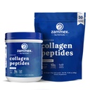 Zammex kolagen peptidi v prahu brez arome 600g + 30 potovalnih paketov za palice