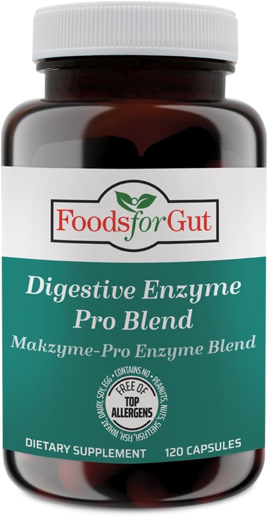 Hrana za Gut Prebavne Enzyme Makzyme-Pro Mešanica in probiotiki Plus 