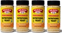 Bragg Nutritional Yeast Seasing – Vegan, Gluten Prosti sir Kosmiči – Dober vir beljakovin in vitaminov – Nutritious Savory Parmezan Sir substitute – Non GSO preverjeni, 4.5 Ounce, 4-Pack