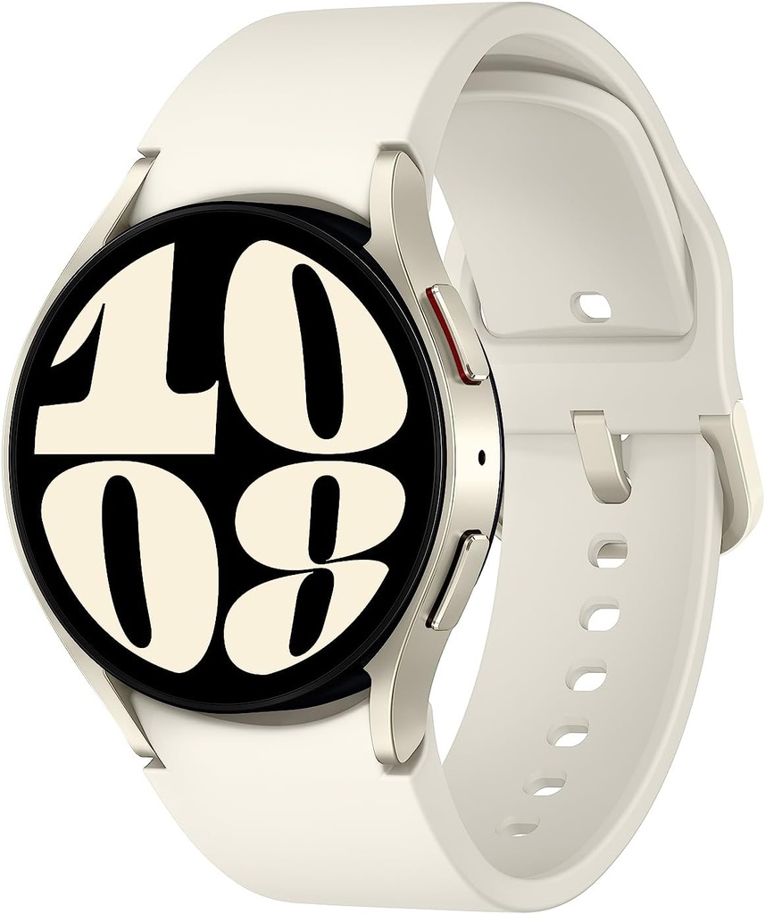 SAMSUNG Galaxy Watch 6 40mm Bluetooth Smartwatch w/ Fitness Tracker, Personalizirane HR cone, Napredno treniranje spanja, Heart Monitor, BIA Sensor, ameriška različica, zlato (obnova)