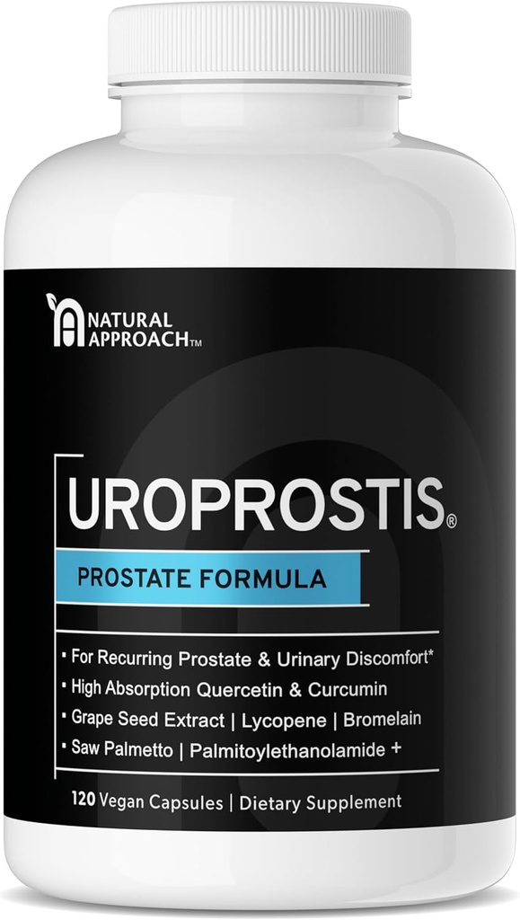 UROPROSTIS - Kompleks za podporo avtocesti z visoko jakostjo - moška formula zdravja za prostate Comfort - 13 Mešanica sestavin vključno z žago Palmetto - Vegan & Gluten-free Premium dodatek - 120 kapsul