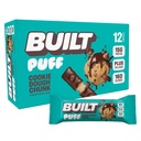 Zgrajena bar, Puff Protein Bars, Cookie Dough Chunk Puff, 15g prigrizki beljakovin, On-The-Go Bars, samo 160 kalorij, 8g sladkor, Collagen, Ne Gluten brezplačno, 12 Število