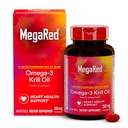 Omega-3 Krill olje 350mg softgels, MegaRed (60 štetje v steklenici), EPA & DHA Omega-3 Maščobne kisline brez ribjega pookusa za razliko od ribjega olja, vsebuje antioksidant astaksantin