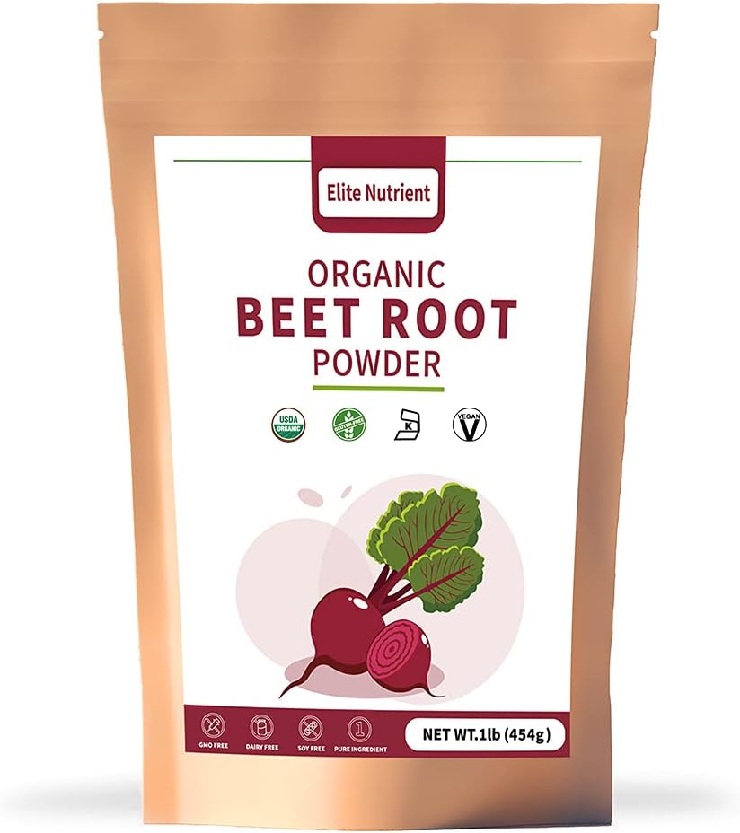 Organski koren pese Powder, Non-GMO, Gluten Free, Vegan Superfood, Dušikov oksid Booster, povečanje Stamina & Izboljšati vadbe zmogljivosti (16 oz.)