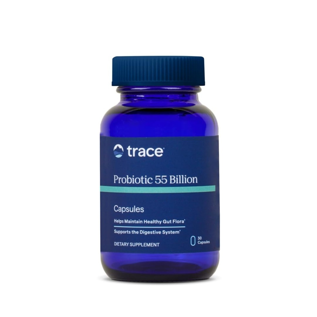 Trace Minerals Research Probiotic 55 milijard 10 sev, 30-Ounce