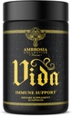 Ambrosia Vida Immuniteta Podpora, Elderberry, Vitamin C, Vitamin D in Cinkov dodatek, Pospeševalec imunskega sistema (60 kapsul)