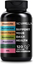 ACAPPELLA Slipperiy Elm, Psyllium Husk, Cascara Sagrada, Marshmallow, Magnezij, Aloe Vera, DGL kapsula - Probiotična mešanica prebavni Gut dodatek (1)