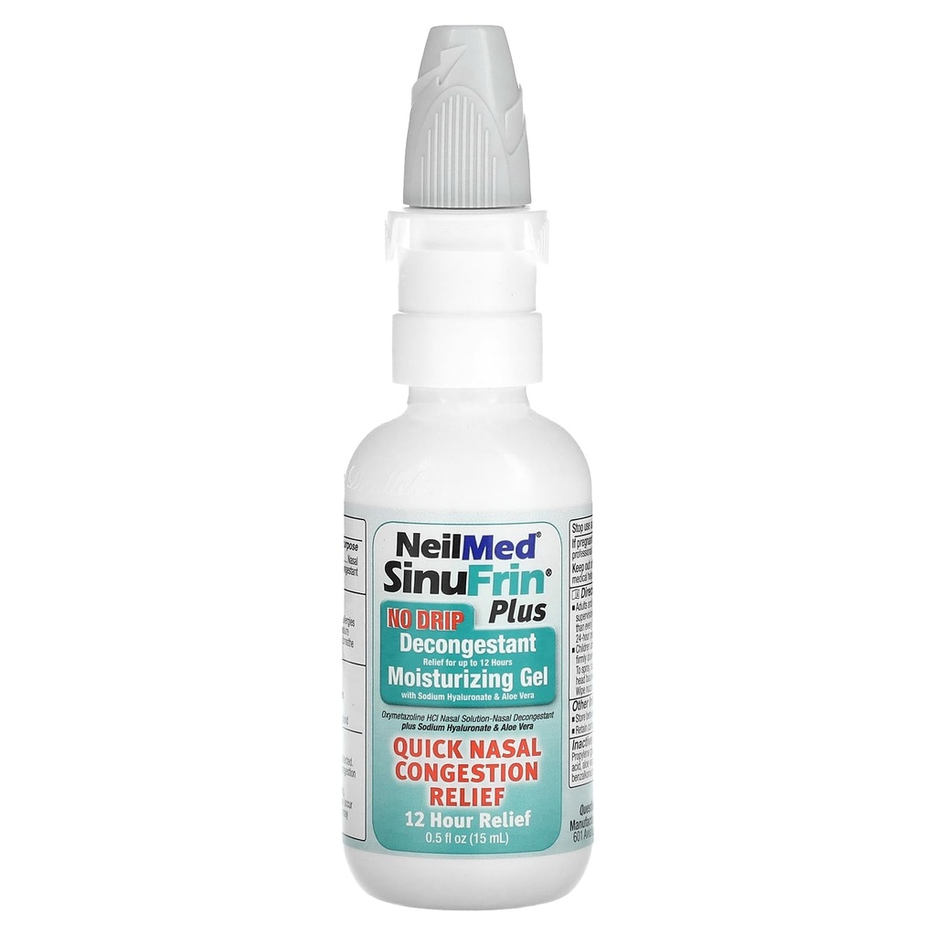 Neilmed Sinufrin Plus dekongestant vlažilni gel, .5 Fluid Ounce(Packaging May Vary)