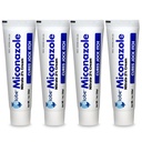 Globe (4 paket) Mikonazol Nitrat 2% Antiglivična krema, Cures Most Athletes Foot, Jock Srbečica, Ringlif in več. 1 OZ Tube