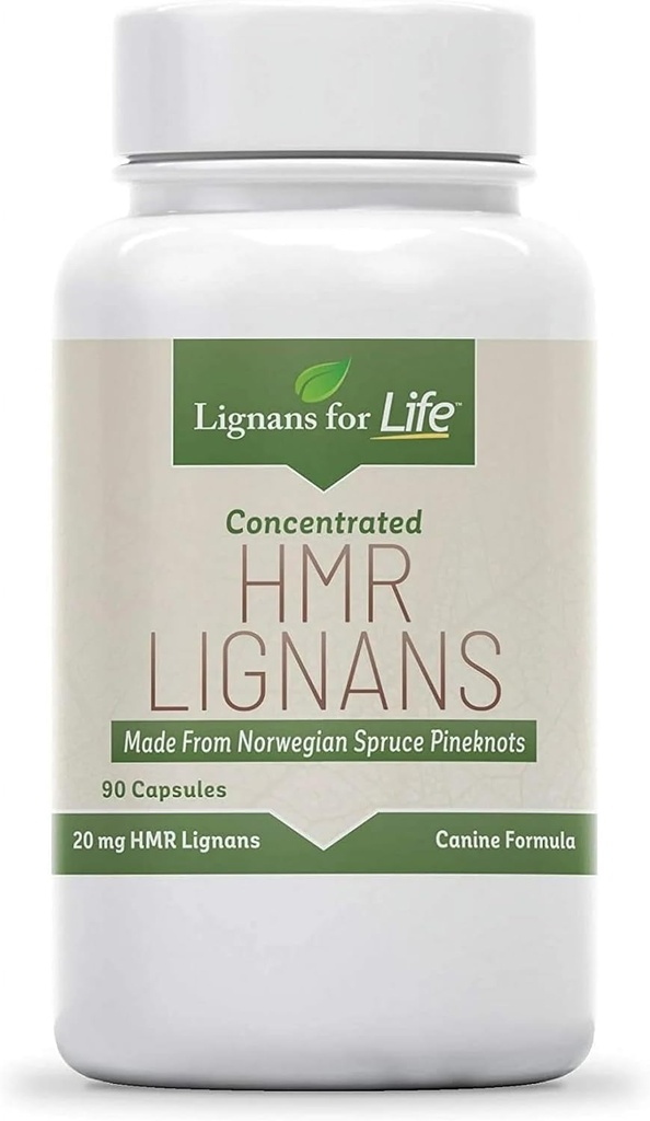 Lignani za življenje HMR Lignans 20mg - 90 Kapsule - Vitamin za zdrave hišne živali 