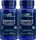 Life Extension Gama E Mešani tokoferoli & Tocotrienols 60 Softgels (paket z 2)
