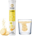 Manuka Doctor Joints* Dnevna skupna podpora dodatek z Manuka med, vitamin C, baker in mangane za spodbujanje skupnega zdravja, limonina aroma, 20 šumeče tablete