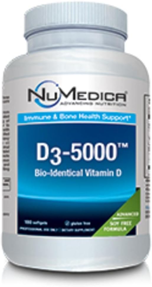 NuMedica - D3 5000 Velika - Vitamin D3-180 mehkih gelov