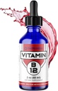 FWS Tekoči B12 Kapljice Vitamin B12 Dodatek 5000 mcg Podjezični metilkobalamin Organski ne-GMO Vegan Visoka absorpcija Metil B12 Nastavljiv Dosing Podpora Povečana proizvodnja energije
