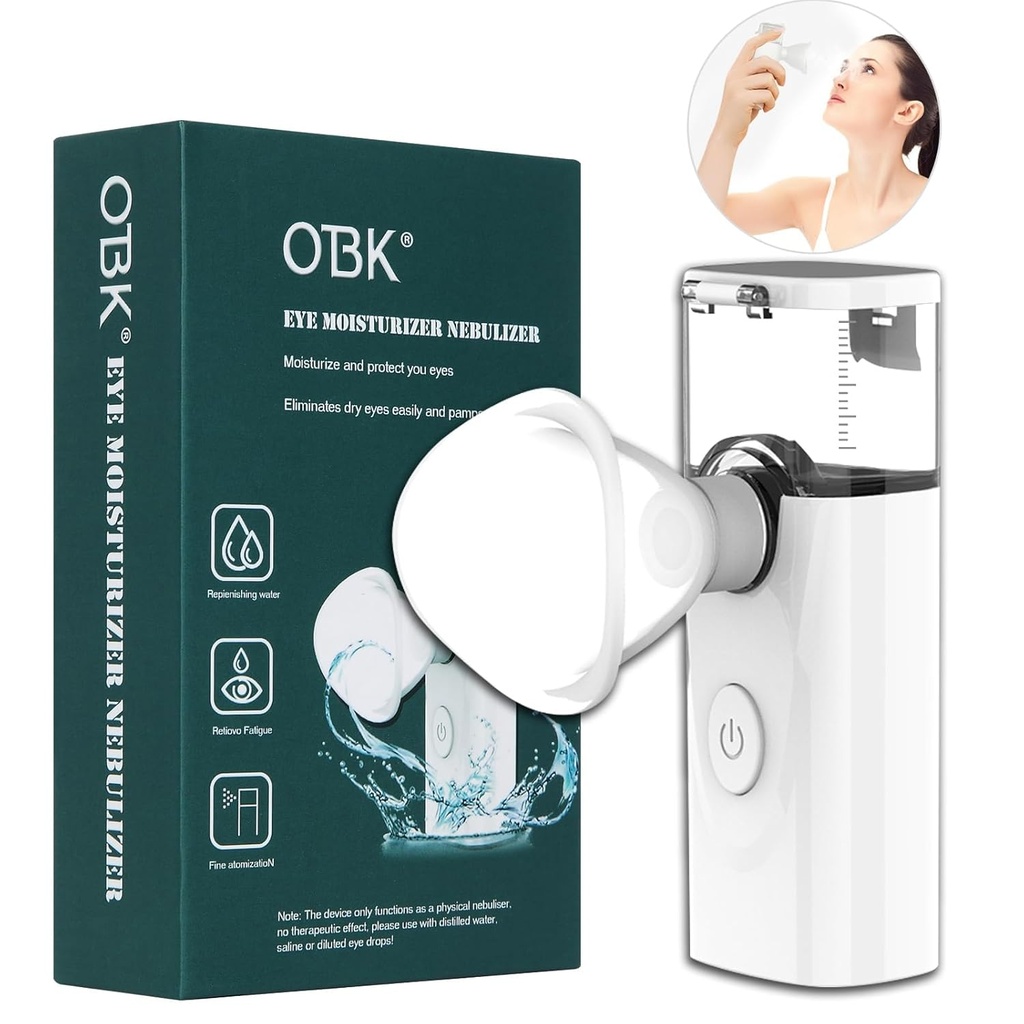 OTBK Nano mist, vlaženje oči in obraza, Suho oko Steam terapija, hladno mist terapija, potreba vroče kompresije lahko toplo vodo, Priročno za uporabo, enostaven za prenašanje