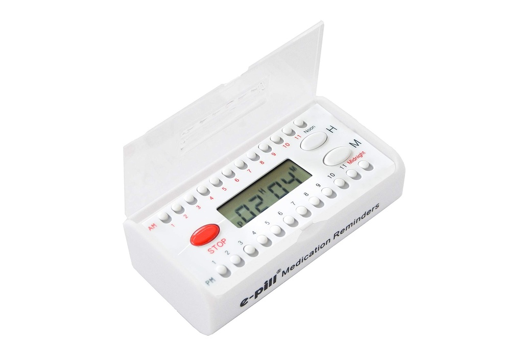 e-Pill 6 Alarm žepni timer - tablete, vitamini in zdravila opomnik - enostavno za poslušanje in set