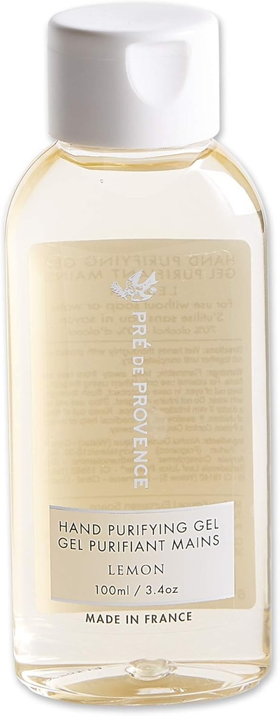 Pre de Provence Advanced Alkohol Based Hand Sanitizer Gel vlaži & mehke roke, 3.4 Fluid Ounces, Lemon