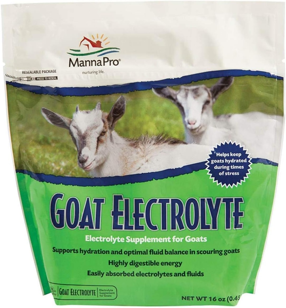 Elektrolit Manna Pro Goat, 1 funt, dodatek za pravilno hidracijo
