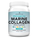 AMANDEAN Marine Colagen Peptides Powder. 500g Wild-Caught Hidralizirane ribe kolagen dodatek. 18 Aminokisline za kožo, lase, nohte.