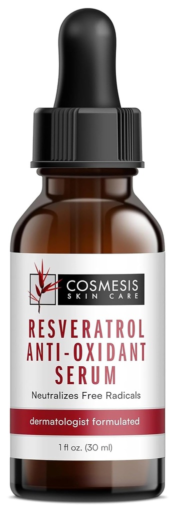 Resveratrol anti-oksidant Serum - boj proti staranju z antioksidanti iz čajnih polifenolov & Resveratrol - 1 fl oz - Kozmeza
