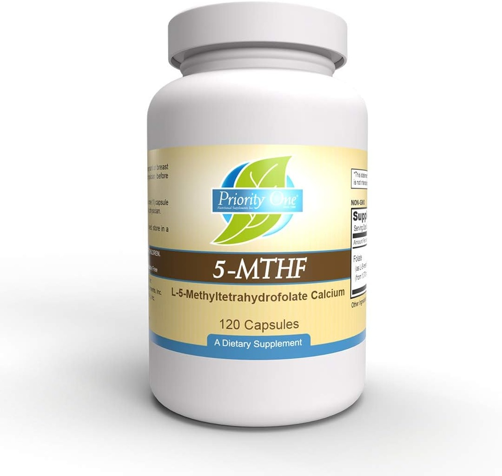 Prednostna ena Vitamini 5-MTHF 1mg Folat dodatek Biorazpoložljiv aktivni obrazec Vitamin B9 120 Vegetarijanske kapsule [6]-5-metiltetrahidrofolat metilacija