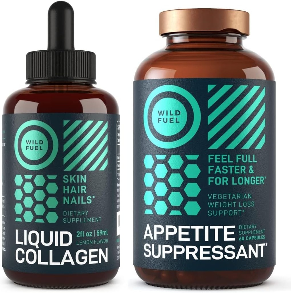 WILD FUEL Tekoči kolagen in appetite za preprečevanje zdravja in Wellness paket