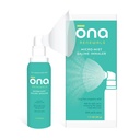 ONA Obnovitve Saline Micro-Mist Nasal Inhaler, Congestion Relief for Adults, Cold and Flu, Alergy, Sinus Relief, Nenasičeni, 1.7oz