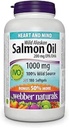 Webber Naturals Wild Aljaska Salmon Oil Softgel, 200mg 180 Število
