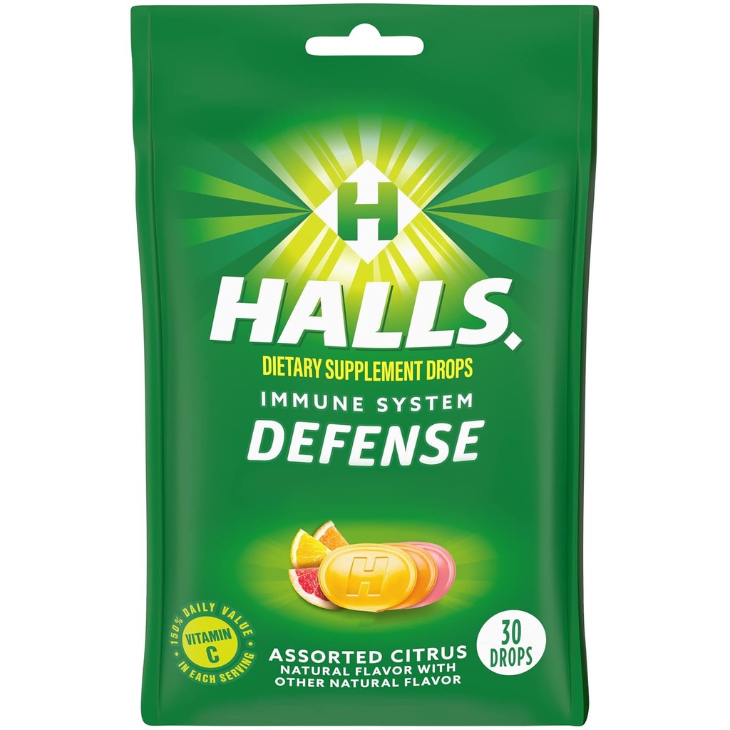 HALS Obrambne Associted Citrus Vitamin C Kapljice, Prehranske dopolnilne kapljice, 30 kapljic