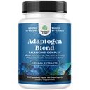 Herbal Adaptogen Mood Support Supplement - Umirjanje Adaptogens Supplement for Stres & Cortisol Management with Ashwagandha Rhodiola Rosea & Maca Root - Vegan Non GSO & Daytime Friendly -180ct