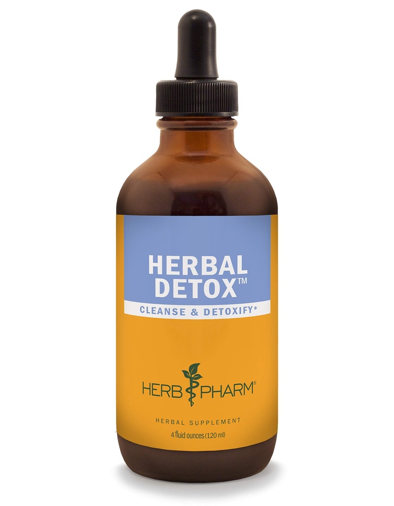 Herb Pharm Liquid Herbal Detox Formula za čiščenje in razstrupljanje - 4 Ounce