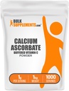 BulkSupplements.com Kalcijev askorbat v prahu - puferirani dodatek vitamina C, kalcij v prahu - Vegan & Gluten brez, 1g na serviranje, 1kg (2,2 lbs) (paket po 1)