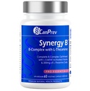 CanPrev Synergy B Complex z L-Theanine 60 Kapsule 30-dnevno dobavo - spodbujanje duševnega sproščanja, izboljšanje energije, kognitivno jasnost in podporo telo in um - Vegan, Ne-GMO in Gluten-free