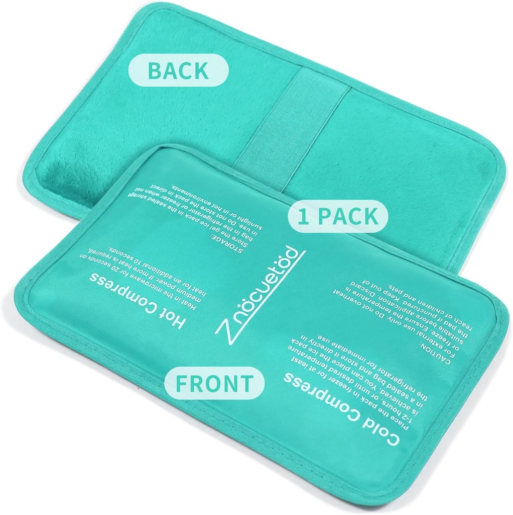 Gel Ice Pack za poškodbe ponovno uporaben Mehak zamrzovalnik Ledena vrečka s Strap- vroče hladno Kompresni paketi za otekle modrice kirurgija koleno stopalo nazaj angle vratu komolec modrost zob 1 paket
