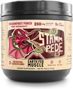 Earth Fed Muscle Stammpede Pred vadbo – Zmajev sadni punch, čista energija, fokus, podpora mišic, brez polnil ali umetnih arom, 30 Strežnice