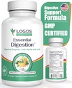 Essential Digestion 90 Veggie Caps - Prebavne encimi za izboljšanje prebavnih in Gut zdravje in lajšanje prebavnih vprašanj - za moške in ženske