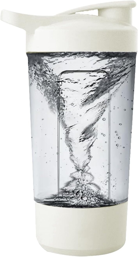 HOTSEVEN Premium Electric Protein Shaker Steklenica, izdelana s Tritan - BPA Free - 14 oz Vortex Prenosni Mixer Cup / USB Ponovno polnjenje Shaker pokali za stresanje proteinov