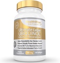 Ultimate CoQ10 UBIQUINOL 100mg - več kot 4X Učinkovitejša: Maksimalna absorpcija in jakost - Ne-GMO/Soy Free - Kaneka Ubiquinol - 60 tekoči softgels