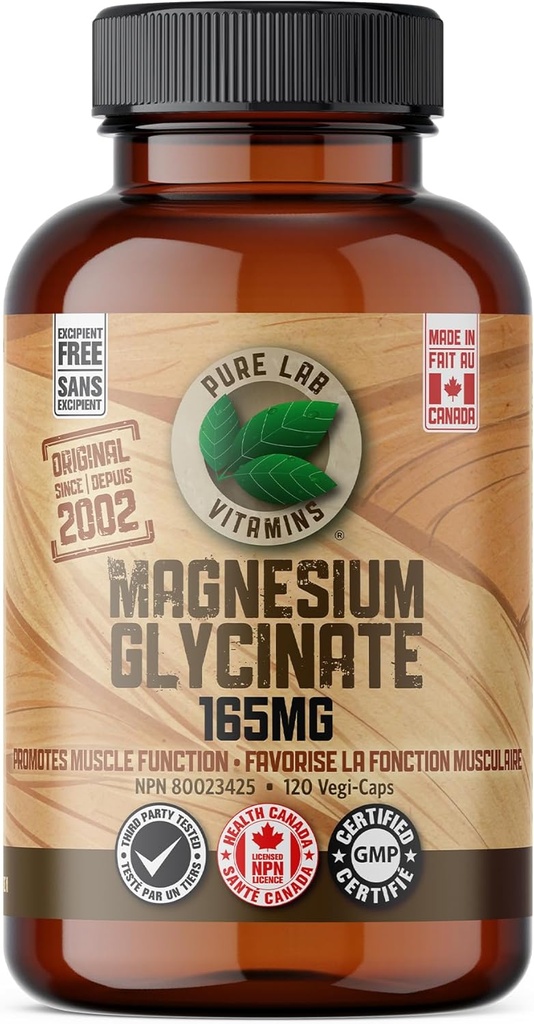 Magnezij dopolnilne kapsule, 120 Count, 165mg kapusles, 495mg na odmerek, Gluten Free, Made in Canada